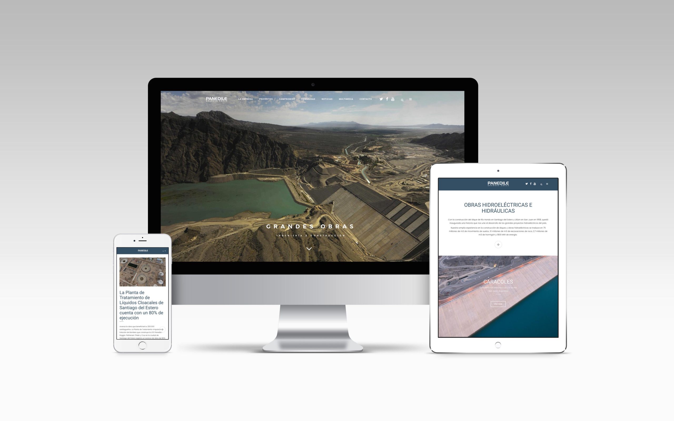 Panedile — sitio web